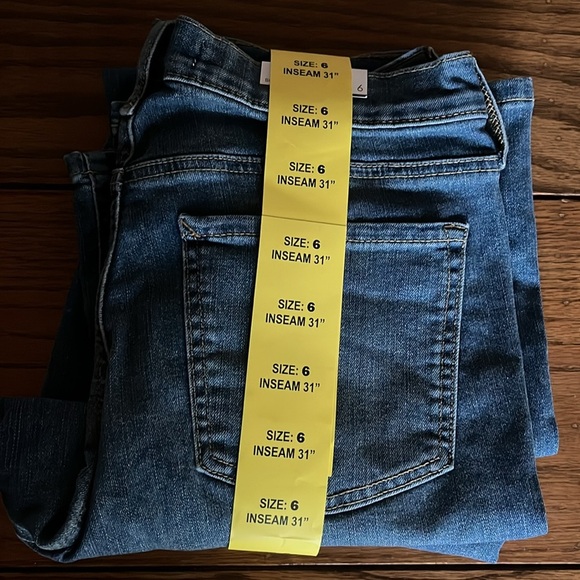 Vintage America Ladies' Bootcut Jean Mid-Rise Stretch Size 6 New - Picture 7 of 7